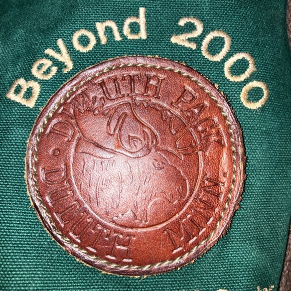 DuluthPack International Wolfe Center, Ely, MN USA tote. 24 years old/broke in. - Picture 5 of 10